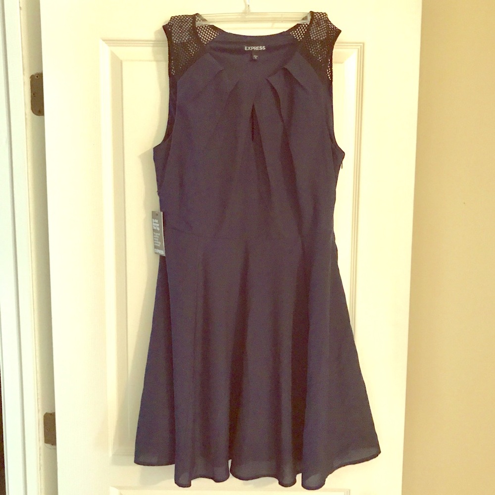 Navy Blue Express Dress